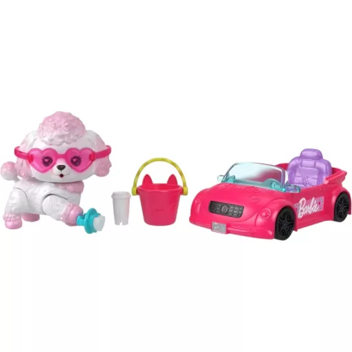 Mattel Barbie Pets autó kiskutyával