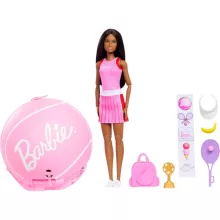 Mattel Barbie Team Roll & Reveal teniszező baba teniszlabdában