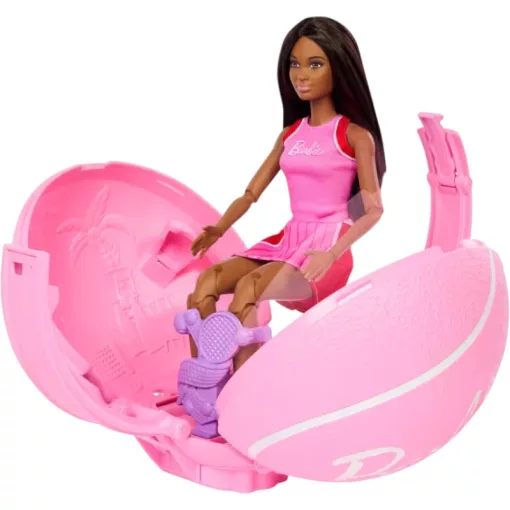 Mattel Barbie Team Roll & Reveal teniszező baba teniszlabdában