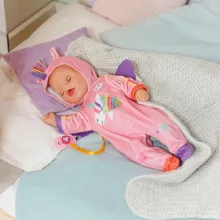 Zapf Creation Baby Born Lena 7 funkciós interaktív játékbaba unikornis ruhában 36cm