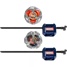 Hasbro Beyblade X Marvel Vasember 4-80B vs. Thanos 4-60B pörgettyű készlet kilövővel