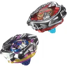 Hasbro Beyblade X Beat Tyranno 4-70Q és Knife Shinobi 4-80HN pörgettyű készlet