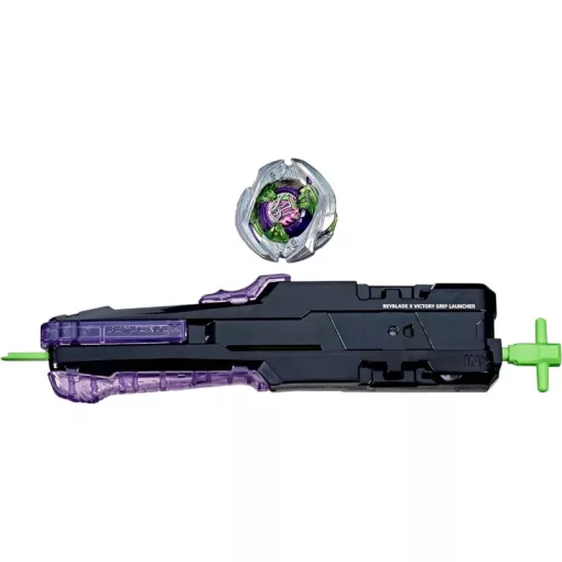 Hasbro Beyblade X Victory Grip kilövő Saber Samurai 2-70L pörgettyűvel
