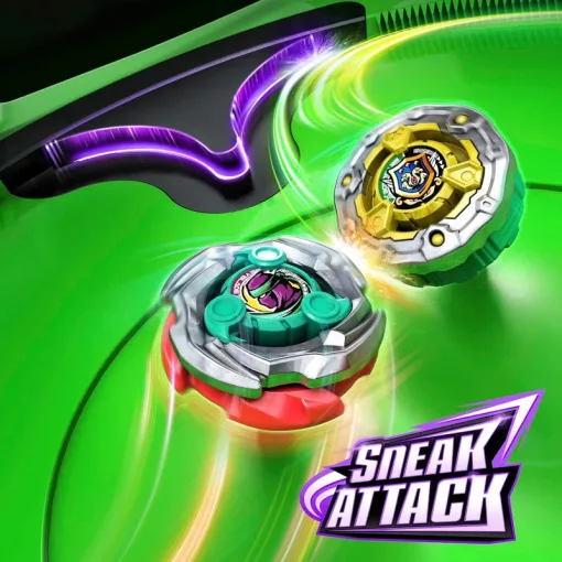 Hasbro Beyblade X Sneak Attack harci aréna 2db pörgettyűvel és kilövővel