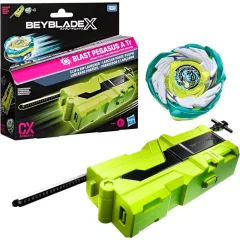   Hasbro Beyblade X Clip n Rip kilövő Blast Pegasus A Tr pörgettyűvel