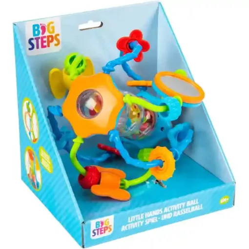 Big Steps aktivitás- és csörgőlabda babáknak