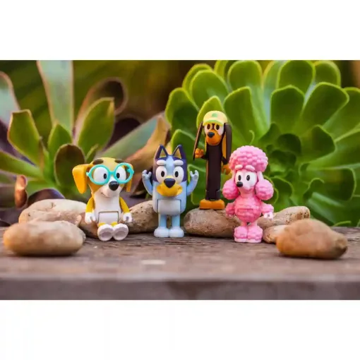 Bluey - Bluey, Snickers, Kokó és Honey figurák