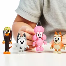 Bluey - Bluey, Snickers, Kokó és Honey figurák