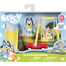 Bluey - Játszótér Bluey figurával, csúszda, hinta