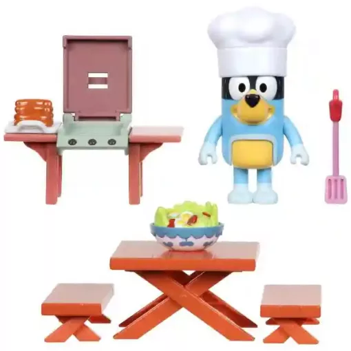 Bluey - Grillparti Csibész figurával