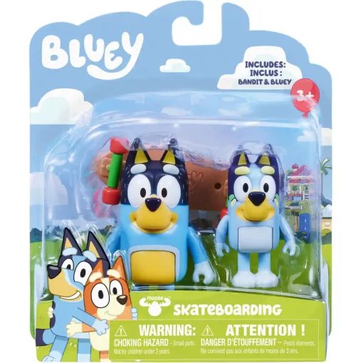 Bluey - Gördeszkázás Bluey és Csibész figurákkal
