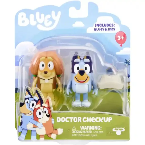 Bluey - Orvos Bluey és Indy figurákkal