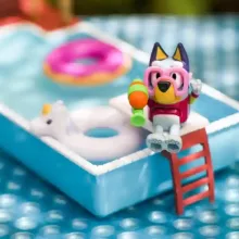 Bluey - Medencés szett Bluey figurával (csomagolássérült)