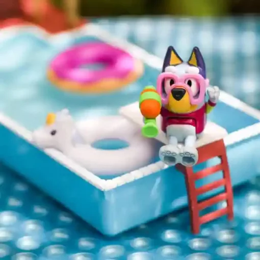 Bluey - Medencés szett Bluey figurával (csomagolássérült)