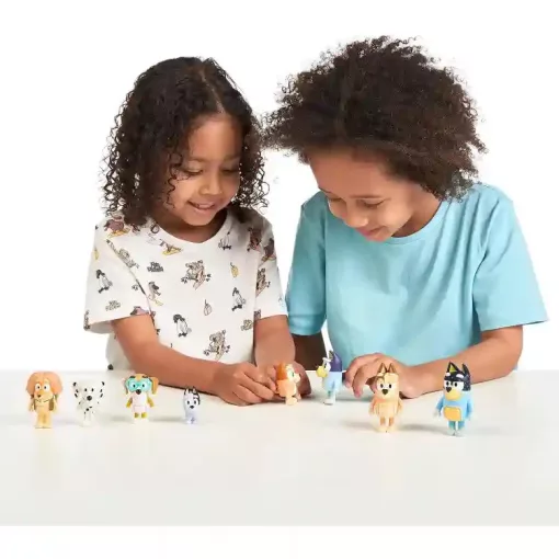 Bluey - Bluey családja és barátai 8db-os figuraszett