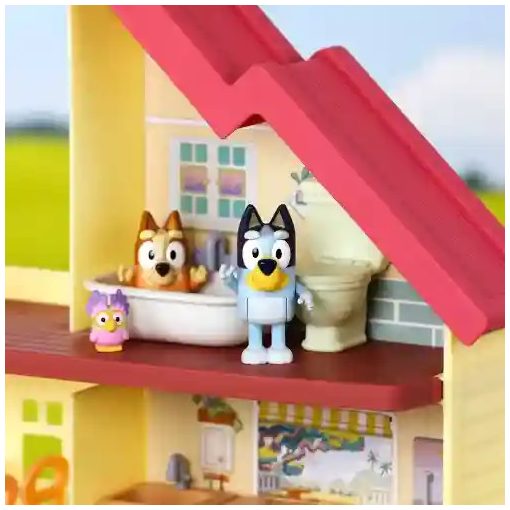 Bluey - Interaktív családi ház figurákkal, fénnyel és hanggal