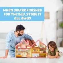 Bluey - Interaktív családi ház figurákkal, fénnyel és hanggal