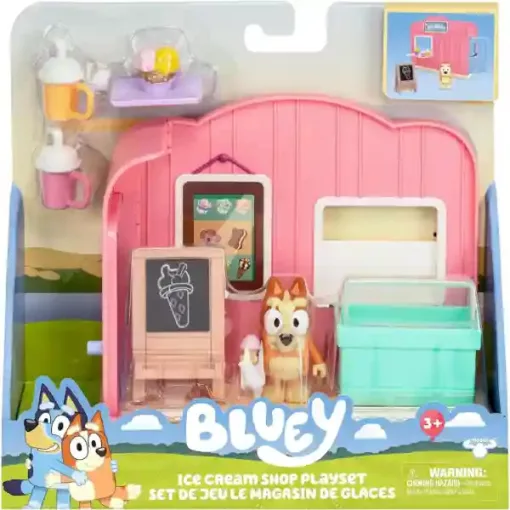 Bluey - Fagyizó Bingo figurával