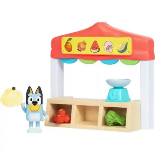 Bluey - Termelői stand Bluey figurával