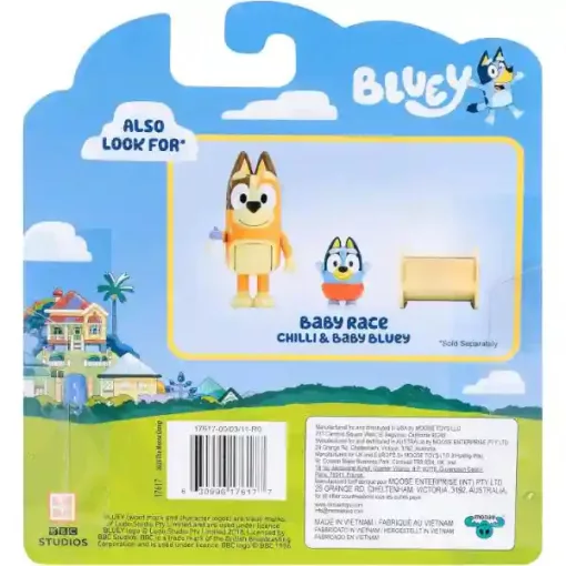 Bluey - Szimat és bébi Bluey figurák