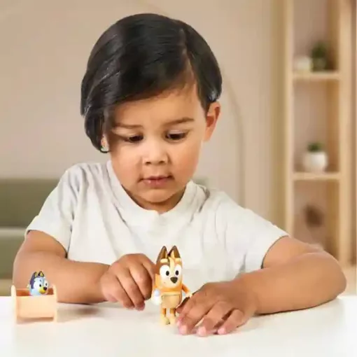 Bluey - Szimat és bébi Bluey figurák