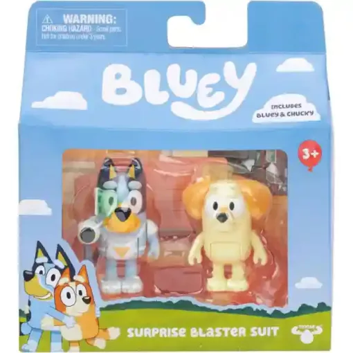 Bluey - Bluey és Müzli figurák
