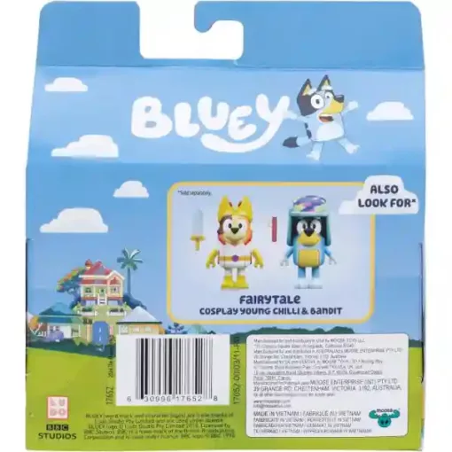 Bluey - Bluey és Müzli figurák