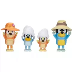   Bluey - Bluey, Bingo, Csibész és Szimat figurák családi nyaralása