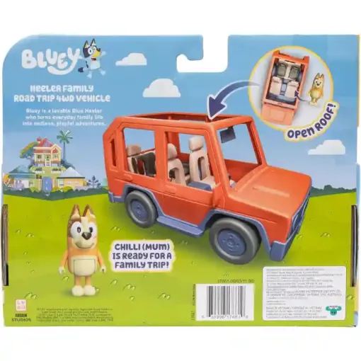 Bluey - Családi autó Szimat figurával