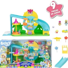 Bluey - Vidámpark játékkészlet Bluey és Bingo figurákkal