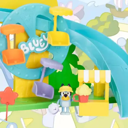 Bluey - Vidámpark játékkészlet Bluey és Bingo figurákkal