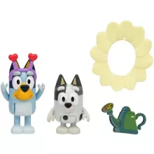 Bluey - Tavaszi kalandok 2db-os figuraszett, Bluey és Gombóc