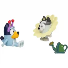 Bluey - Tavaszi kalandok 2db-os figuraszett, Bluey és Gombóc