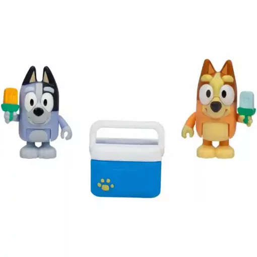 Bluey - Jégkrémes móka 2db-os figuraszett, Bingo és Zokni