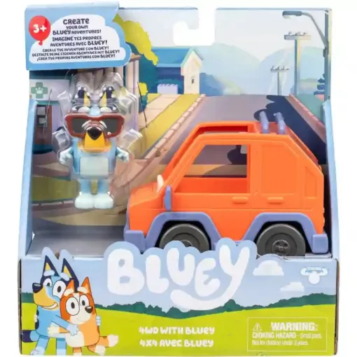 Bluey - Autó Bluey figurával