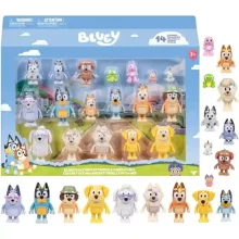 Bluey - Bluey családja és barátai 14db-os figuraszett