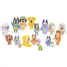 Bluey - Bluey családja és barátai 14db-os figuraszett