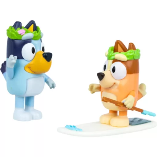 Bluey - Szőnyegsziget 2db-os figuraszett, Bluey és Bingo