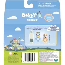 Bluey - Krikett 2db-os figuraszett, Dusty és Rozsdás