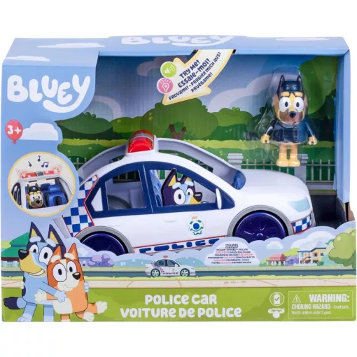 Bluey - Interaktív rendőrautó figurával
