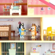 Bluey - Mega XXL interaktív családi ház figurákkal és kiegészítőkkel