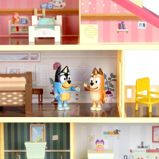 Bluey - Mega XXL interaktív családi ház figurákkal és kiegészítőkkel