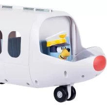Bluey - Repülőgép Bluey pilóta figurával és kiegészítőkkel