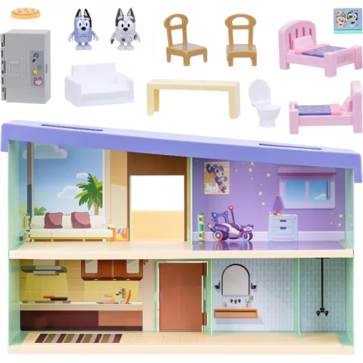 Bluey - Gombóc családi háza figurákkal