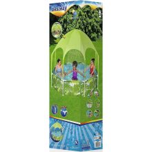 Bestway Panama Steel Pro fémvázas medence vízforgató nélkül árnyékolóval 244 x 51 cm