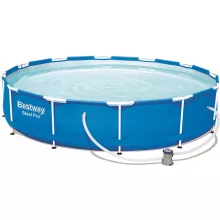 Bestway Bahama Steel Pro fémvázas medence vízforgatóval 366 x 76 cm