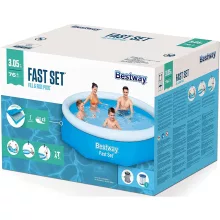 Bestway Korfu Fast Set felfújható családi medence vízforgatóval 305 x 76 cm