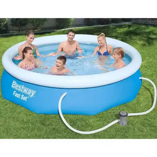 Bestway Rodos Fast Set felfújható családi medence vízforgatóval 366 x 76 cm