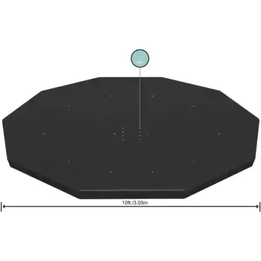 Bestway medence takaró fémvázas vagy puhafalú medencére 305 cm