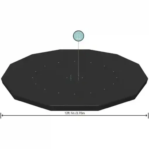 Bestway medence takaró fémvázas vagy puhafalú medencére 366 cm